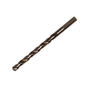 Cobalt Two-Flute Drill Bit with Straight Shank