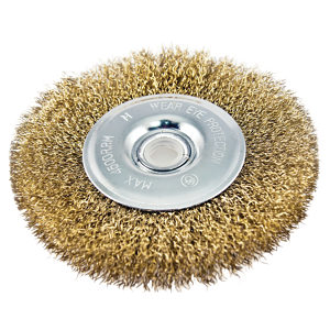 Wire Wheel Brush with 5/8 in (15.8 mm) Arbor Hole