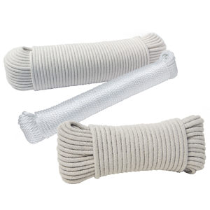 Cuerda de algodón y poliéster con trenzado romboidal para tendederos