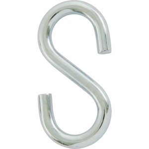 Crochet en forme de S fini zinc