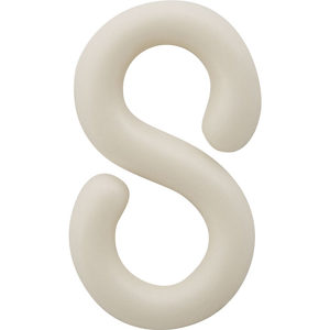 Crochet en forme de S en plastique