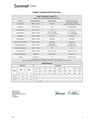 SOMMET Technical Datasheet