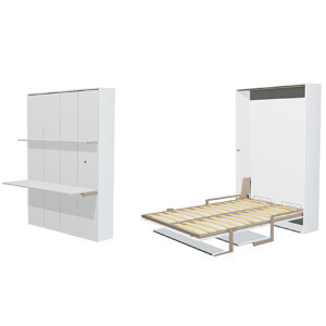 Stella - Vertical Opening Mechanism with Desk and Shelf