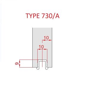 TYPE 730/A Plastic Guide Rail