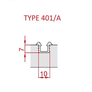 TYPE 401/A Aluminum Track