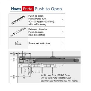 HAWA PORTA Push-to-Open Device