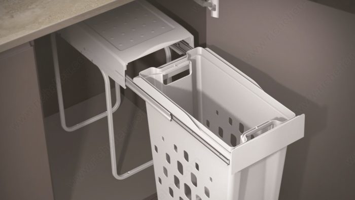 Compact Pull-Out Laundry Basket