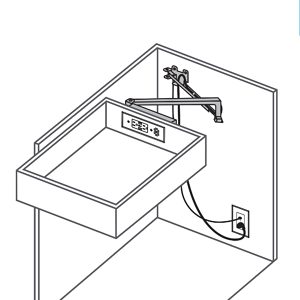 15 Amp Side Mount Safety Outlet with Interlock Switch