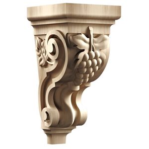 Fruit of the Vine Style Corbel - 7 in