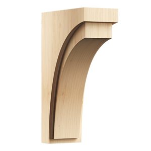 Concave Style Corbel - 9 in