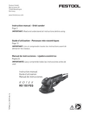 Multi-Mode Sander ROTEX RO 150 FEQ-Plus