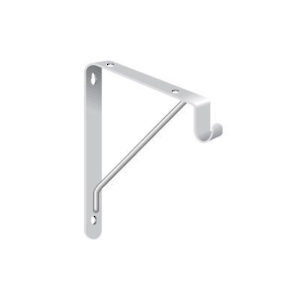 Shelf and Rod Support - White