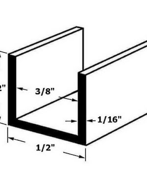 U-Shaped Molding for 3/8" Material