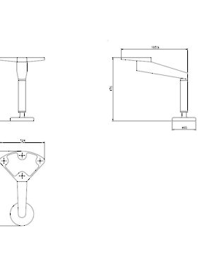 175 mm (7'') - Design Furniture Leg