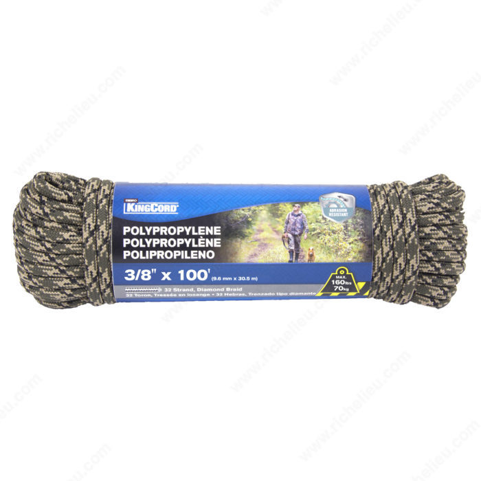 Polypropylene Diamond Braid Rope - Richelieu Hardware