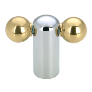 Contemporary Brass Knob - 3838