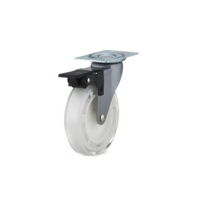 Contemporary Clear White Furniture Caster