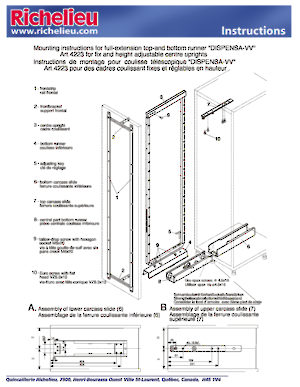 Adjustable Mounting Posts for Dispensa Sliding Pantry Chef System