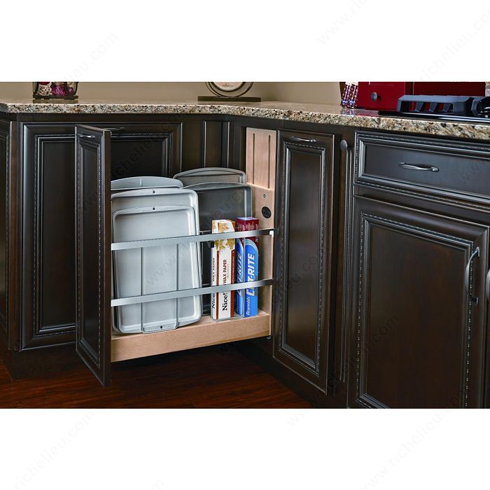 Rev-A-Shelf Base Cabinet Pullout with Tray Divider/Fold Wrap