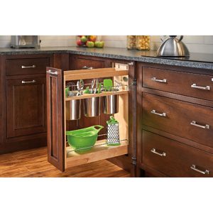 Rev-A-Shelf Base Cabinet Pullout with Utensil Bins and Blumotion