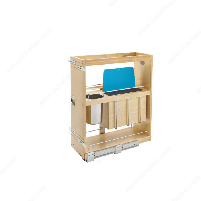 Organizador extraíble Rev-A-Shelf para gabinete inferior - Richelieu  Hardware
