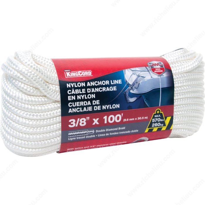 Twisted Nylon Marine Anchor Line - Richelieu Hardware