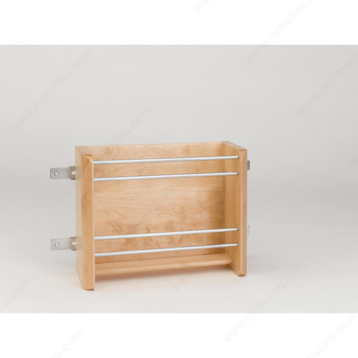Especiero de madera de tres estantes para puertas de gabinete Rev-A-Shelf -  Richelieu Hardware