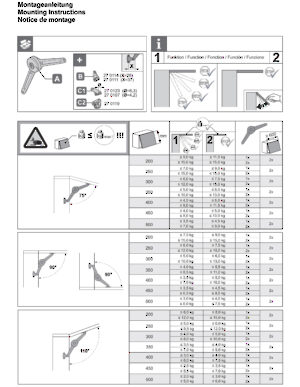 Mounting instructions, page 1