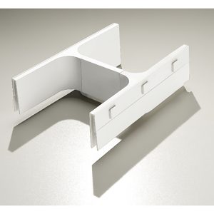 Système d'aménagement modulaire de tiroir de meuble-lavabo Banio