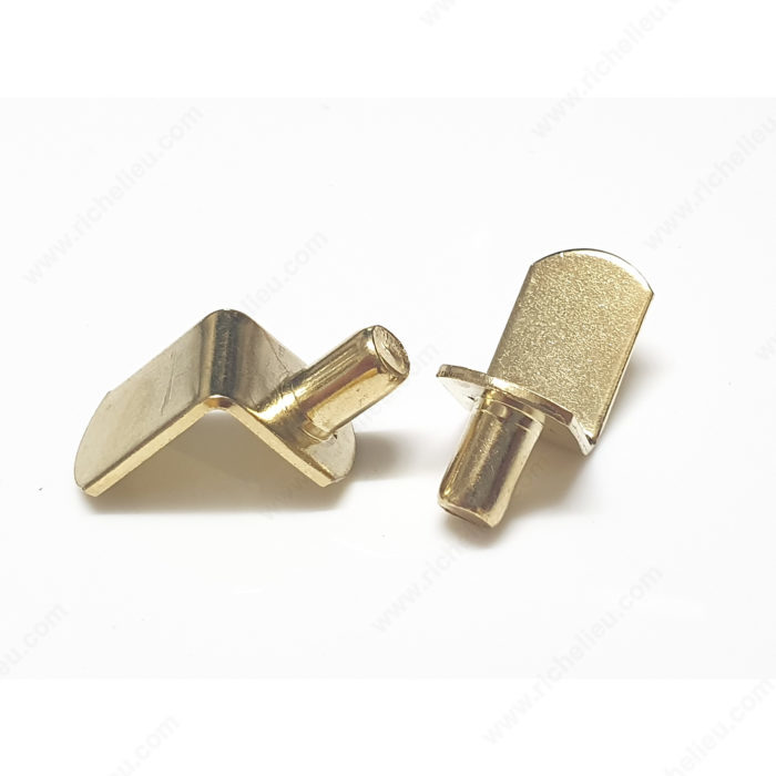 1/4 Antique Brass Shelf Pins