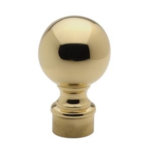 Decorative End Cap with Ball Finial
