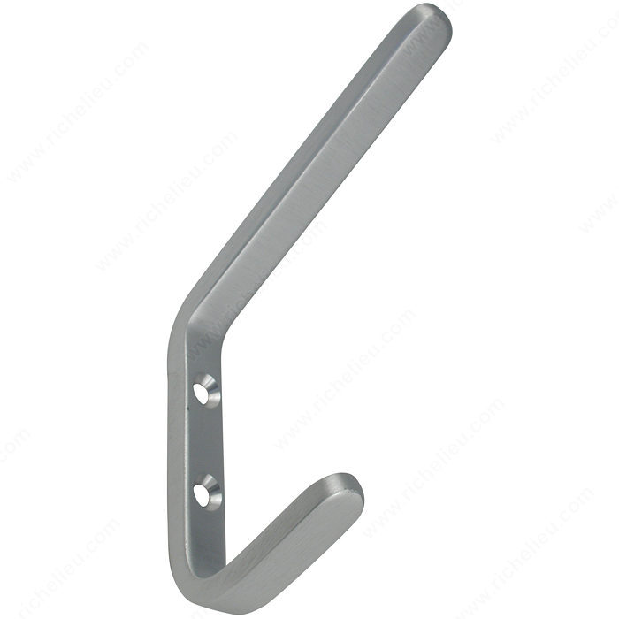White Contemporary Coat Racks Made in The USA - Unique Arched Design -5  Hook Finishes and & standard sizes