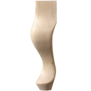 Queen Anne Style Wooden Leg