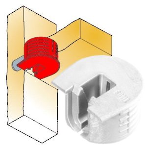 Expanding Wedgefix Housing for Use with Quickfit Dowels