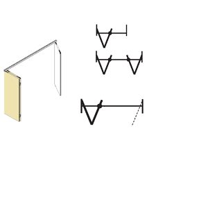Pivot Bearing, Basic Set - Hawa Variofold 80H
