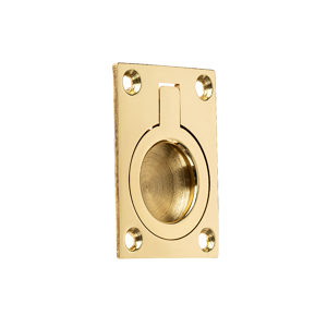 Traditional Recessed Brass Pull - 6902