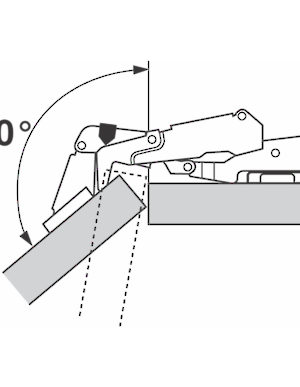 130° Angle Stop for 170° CLIP top Hinge