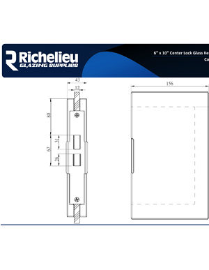 Gâche anti-poussière - Quincaillerie Richelieu