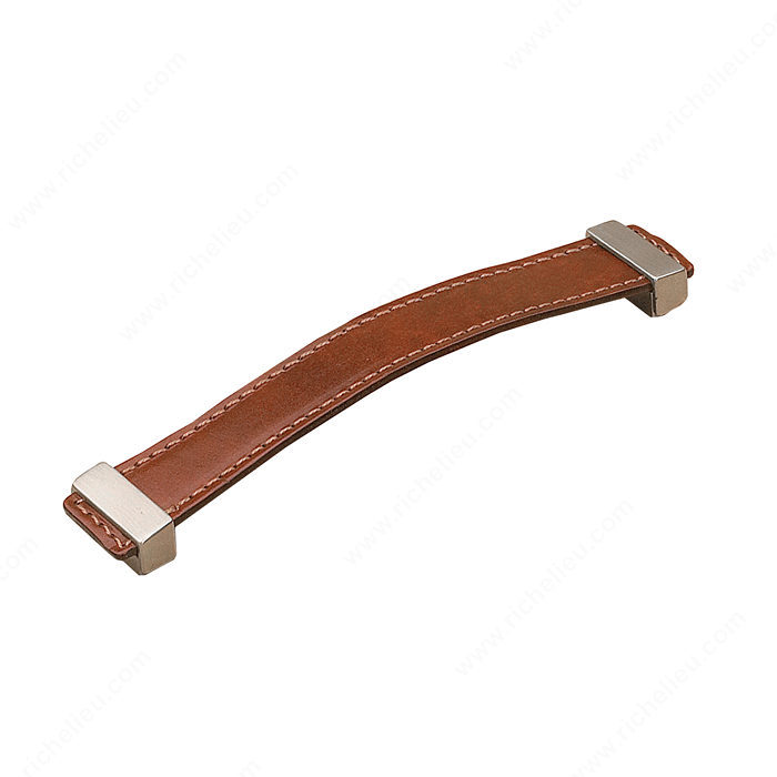 Brown Leather / Brushed Nickel