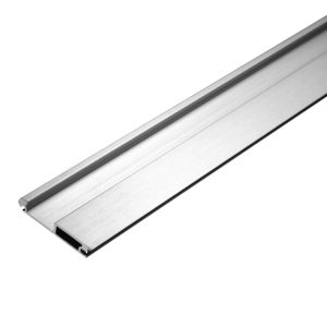 Non-Locking Metallic Handle Profile, Stainless Steel Finish