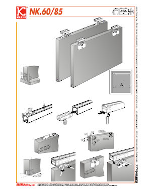 Accessory Kit for Sliding Doors with Anti-Friction Ball Bearing Rollers