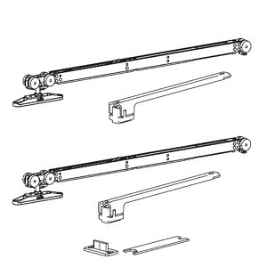 Terno Step Hardware Set with Two Soft-Close Units