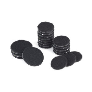 ECO FELTAC® - Almohadillas de fieltro negro, redondas - Paquetes extra y multipacks