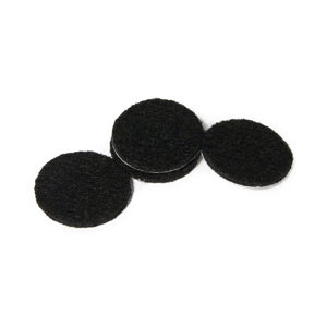 ECO FELTAC® - Almohadillas de fieltro negras - Redondas