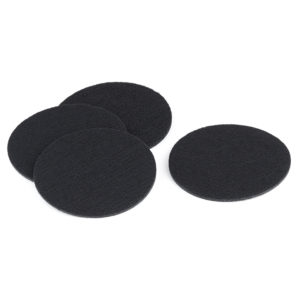 ECO FELTAC® - Almohadillas de fieltro negras - Redondas