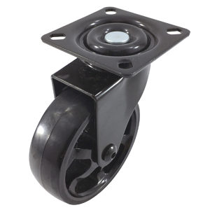 Contemporary Caster with Plastic Double Ring