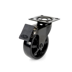 Contemporary Caster with Plastic Double Ring