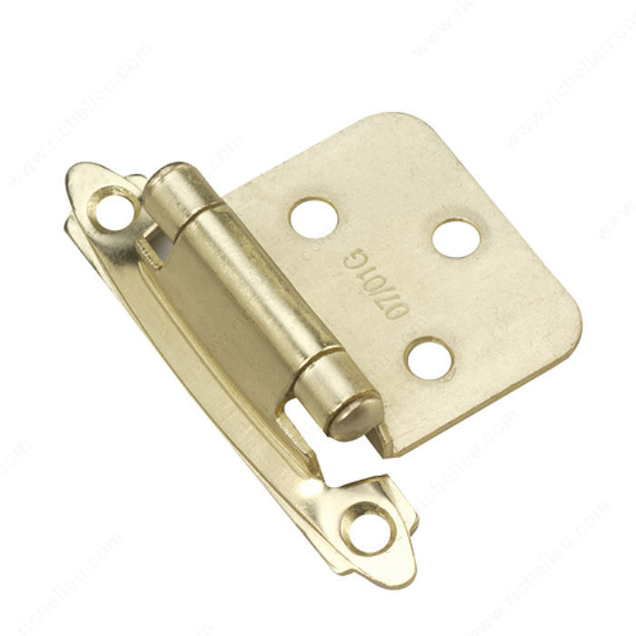 Semi-Concealed Self-Closing Overlay Hinge - 991 - Richelieu Hardware