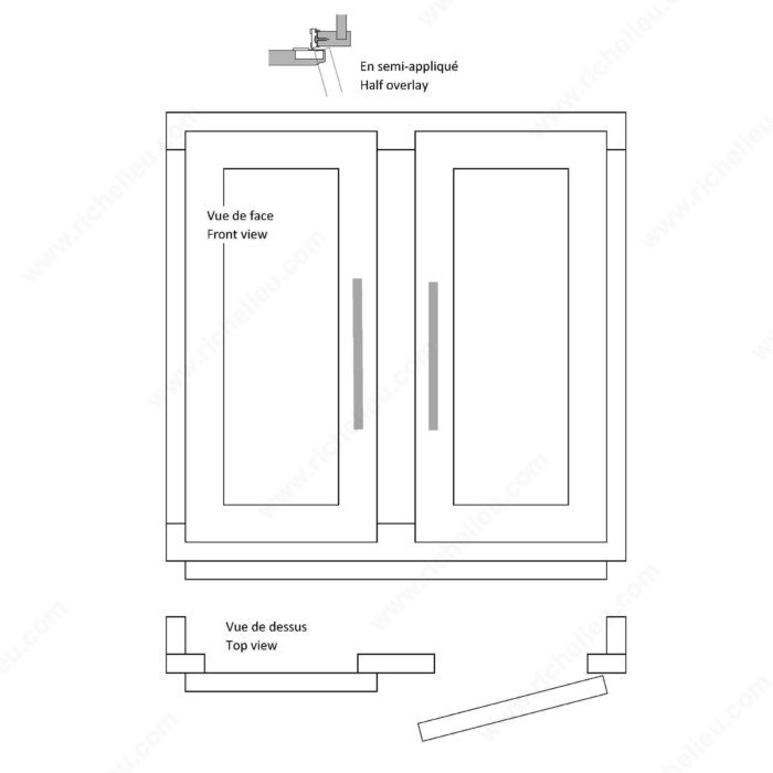 COMPACT BLUMOTION Hinge 38N 105° - Richelieu Hardware