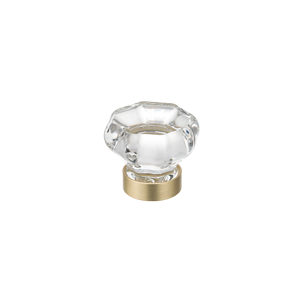 Eclectic Crystal and Metal Knob - 1007